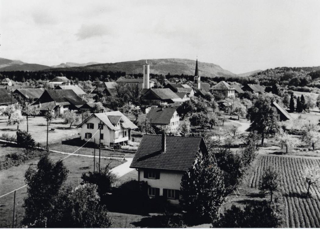 Dorf von West um 1960